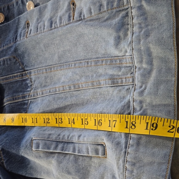 Blue Gradient Denim Jacket - Picture 6 of 8